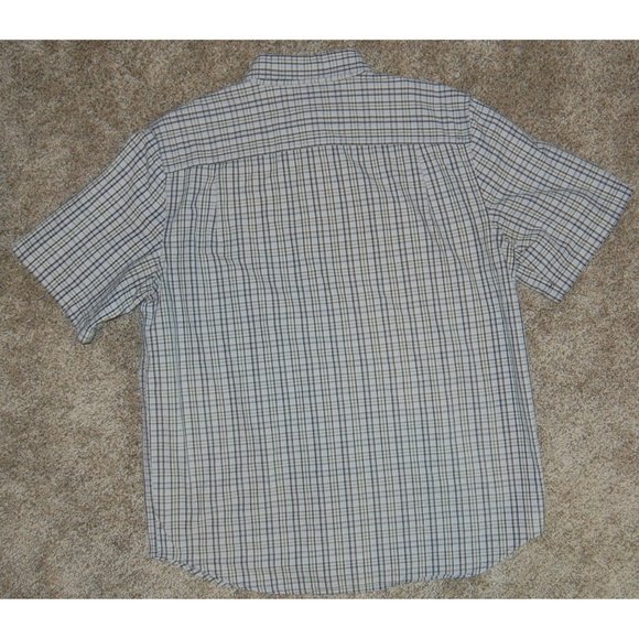 Carhartt Relaxed Fit Short Sleeve Button Up Shirt Men's Size Large Plaid - Picture 4 of 6